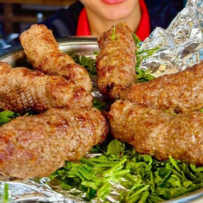 1/3 lamb kebab and kofta