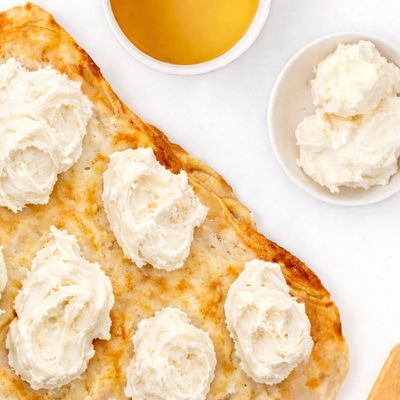 Feteer with Cream and Honey