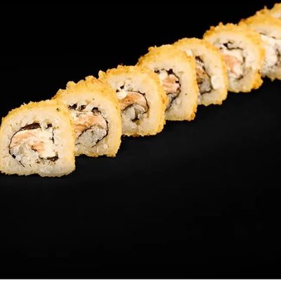 Hot Salmon Tempura Hot Rolls, 8 Pieces