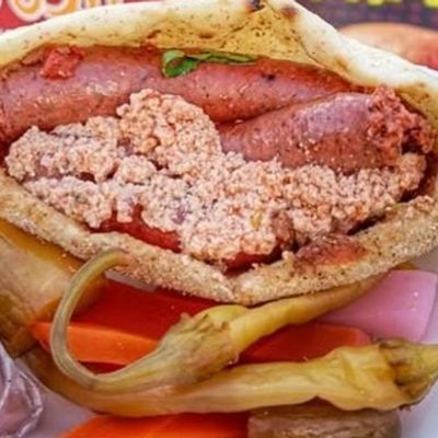 ساندوتش سجق عيش بلدي