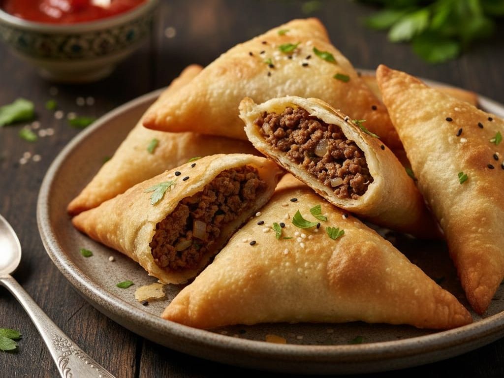 Meat Samosa, per piece