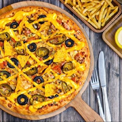 Chicken Nacho Pizza