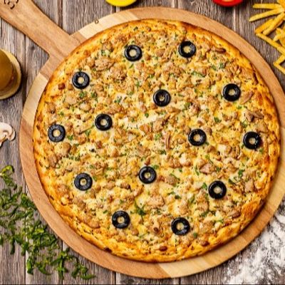 Medium Tuna Pizza (Vegan)