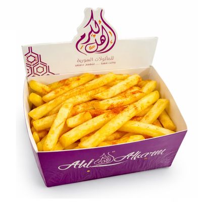 علبة بطاطس مقلية