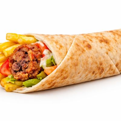 ساندويش كبة مع بطاطس