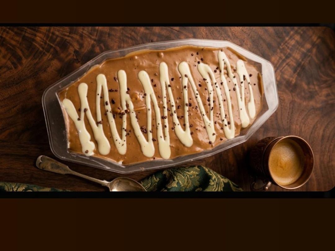 Coffee cream kunafa service