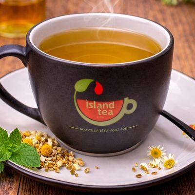 Green tea with mint