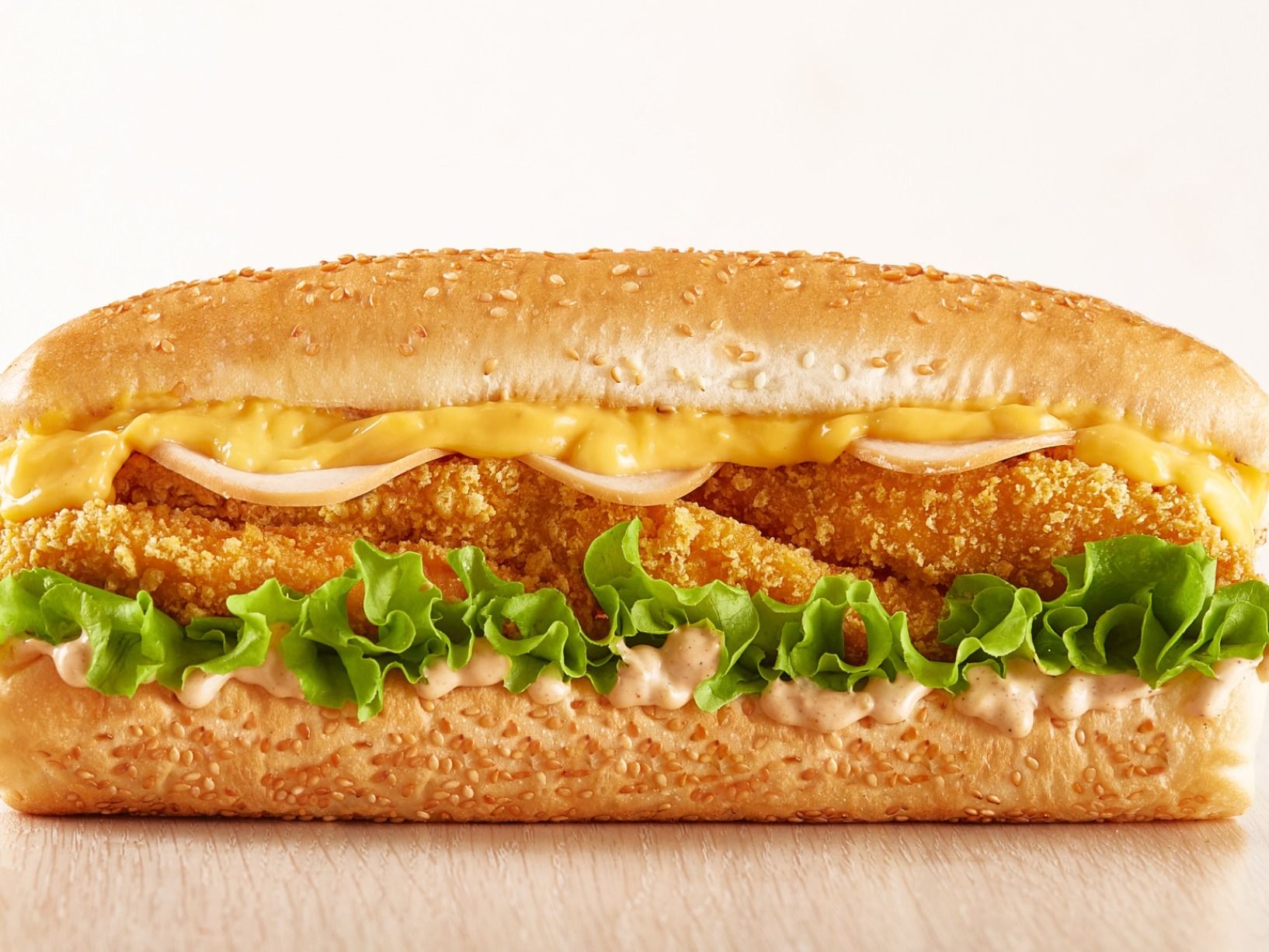 Regular crunchy chicken sandwich