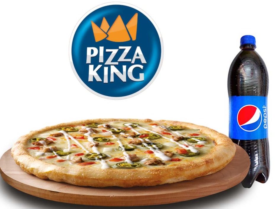 Meal offer with a drink.