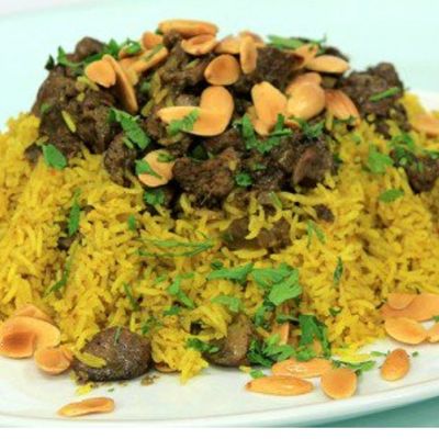 Basmati Rice With Liver And Giblets Platter