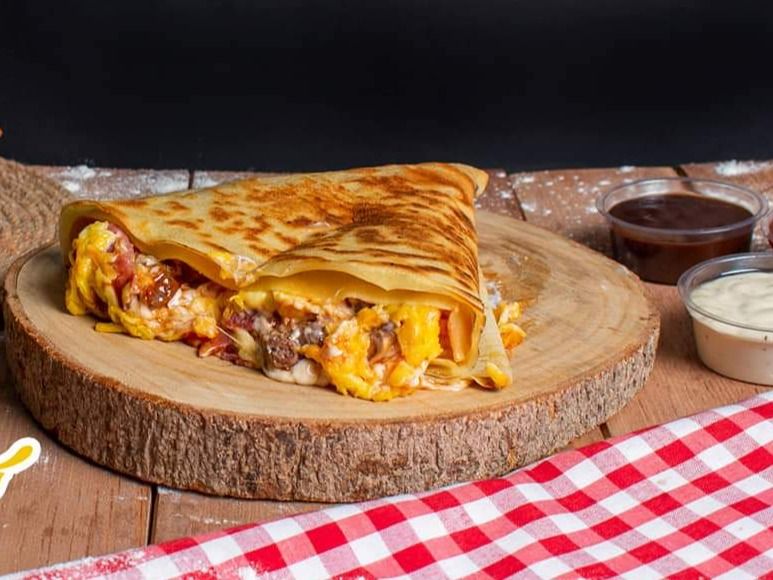 Sausage crepe