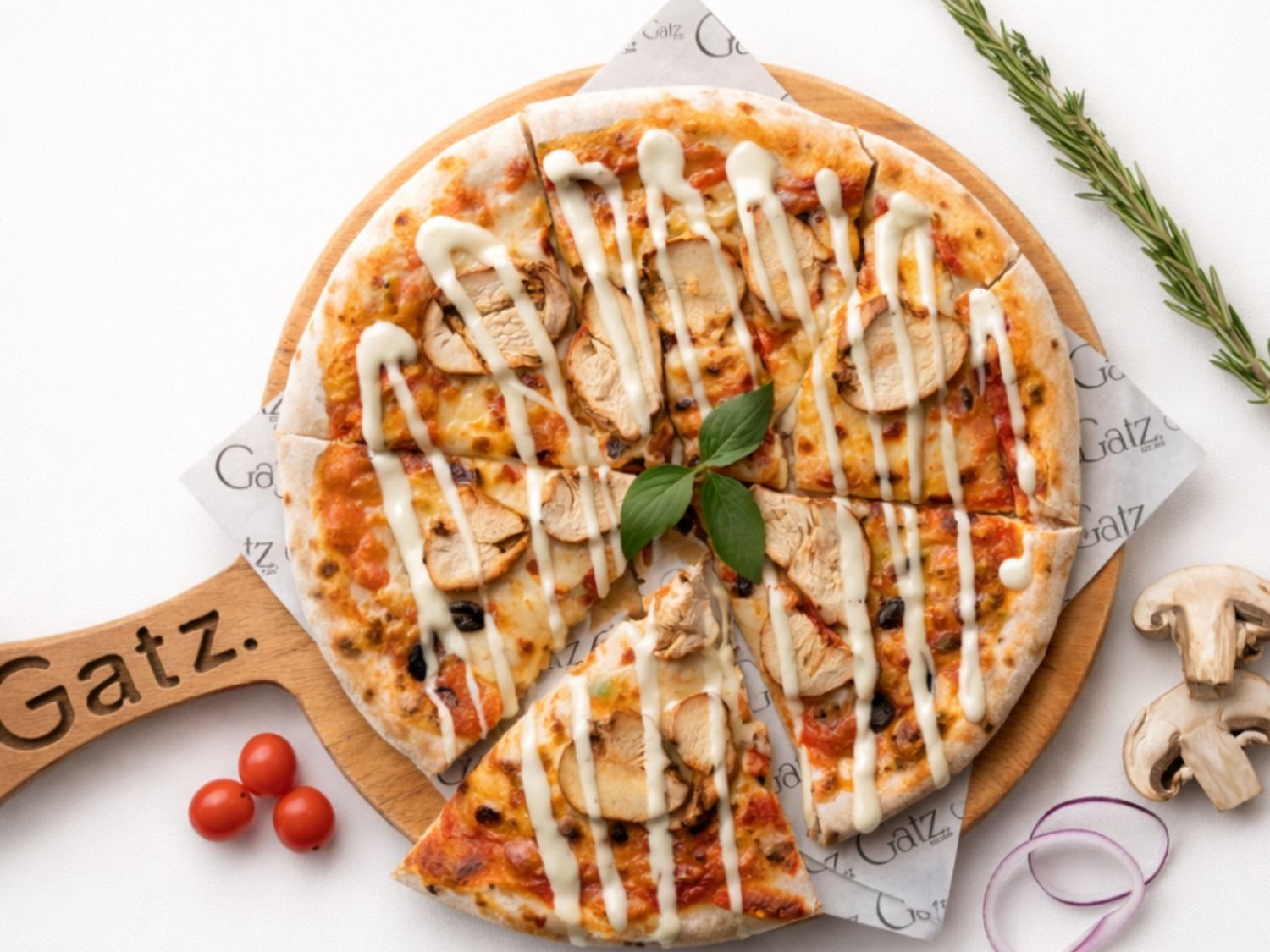 Chicken Ranch Pizza