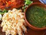 Molokhya With Rice and Grilled Chicken For Kids