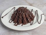 Molten Cake with Chocolate syrup