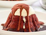 Molten Cake Chocolate With Ice cream
