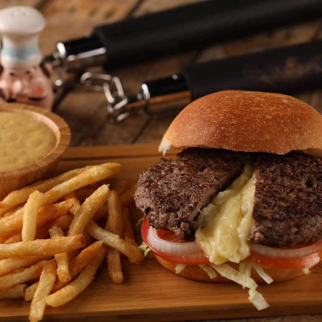 Molten Lava Beef Burger Sandwich