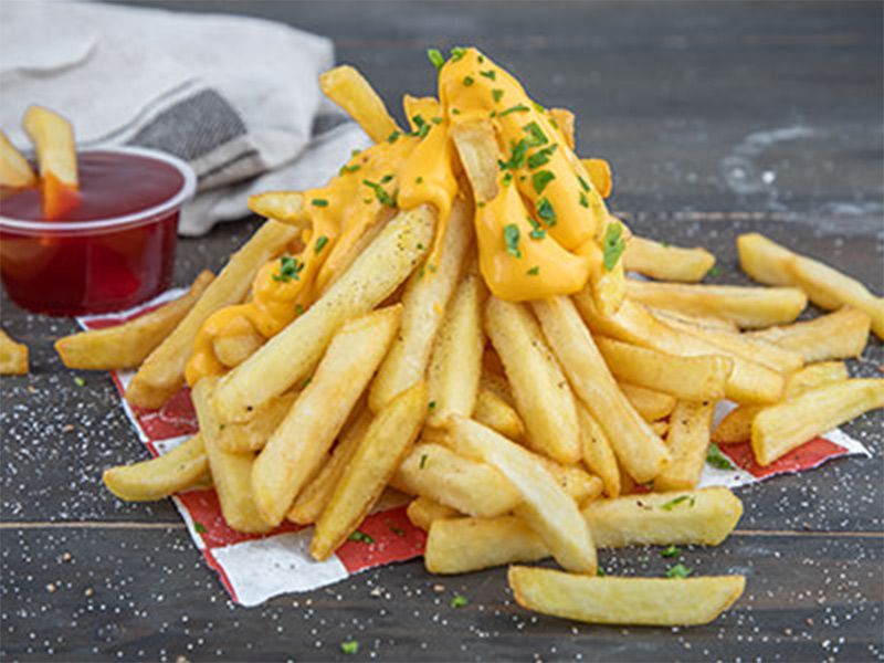 French Fries With Mozzarella Cheese
