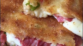 Pastrami With Kiri Cheese Crepe