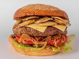 Mushroom Beef Burger Sandwich
