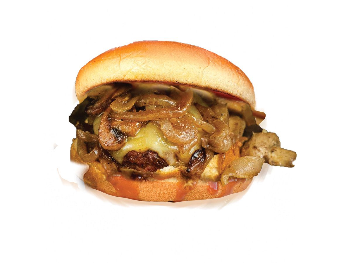 Mushroom Smash Burger