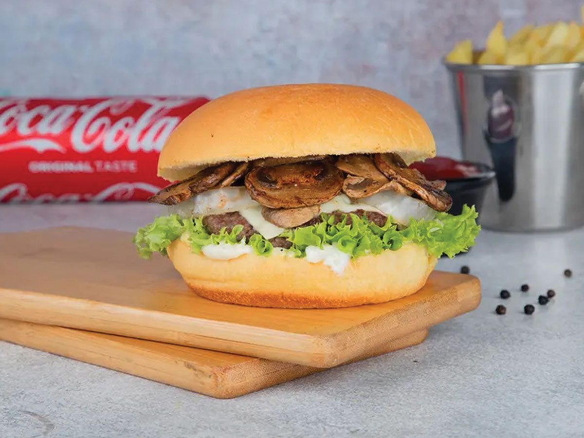 mushroom burger