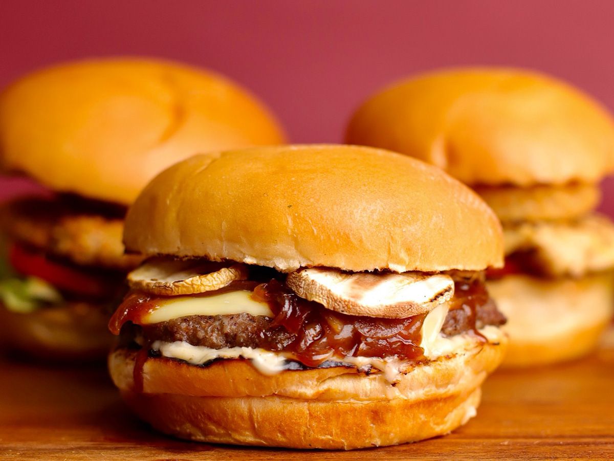 Mushroom Cheeseburger