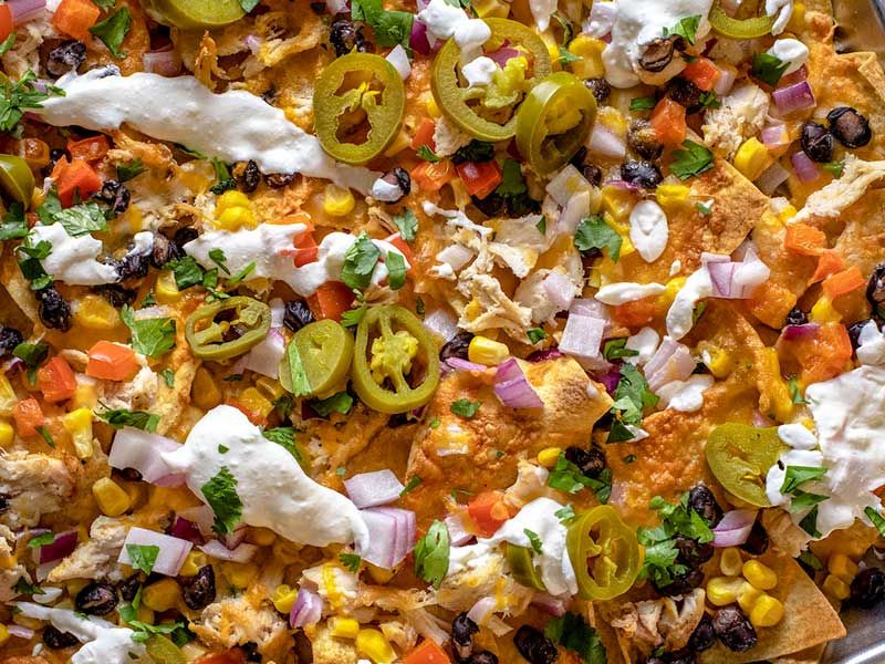 Grilled Chicken Nachos