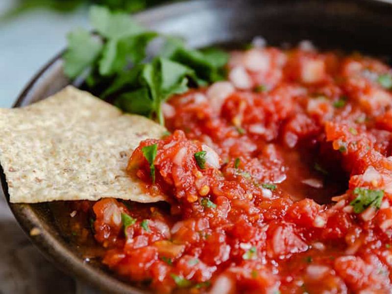 Nachos With Sauce