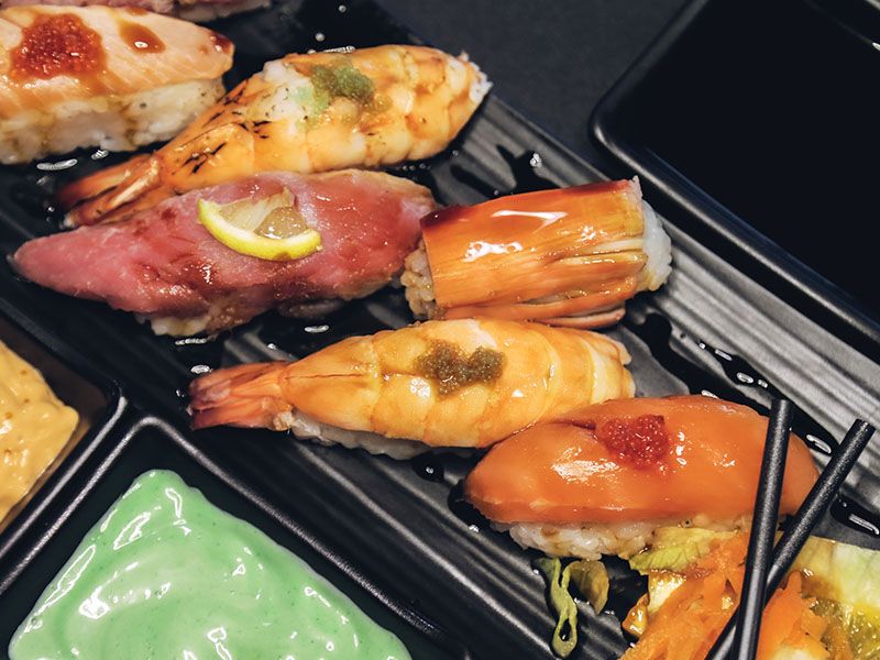 nigiri ebi shrimp
