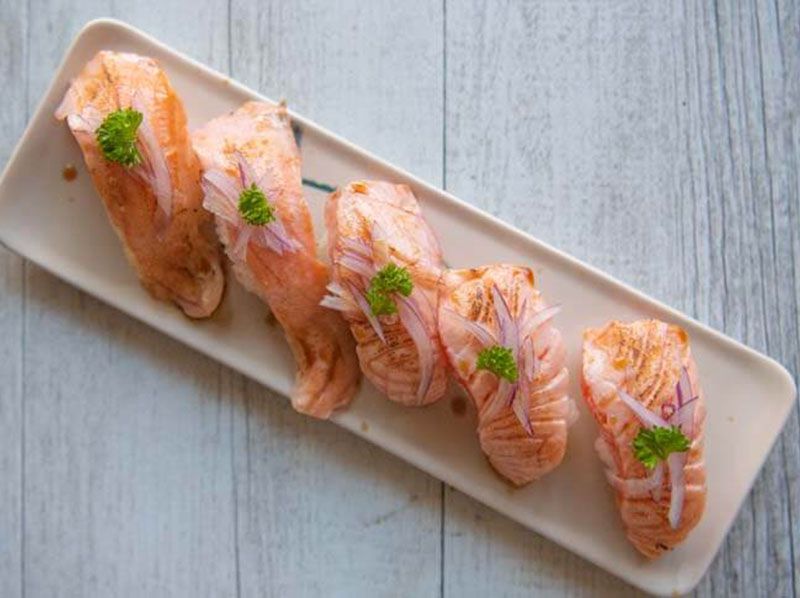 Nigiri Fried Salmon