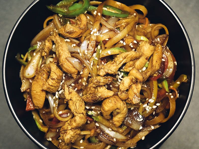 chicken noodles