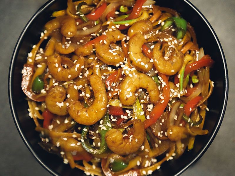 shrimp noodles