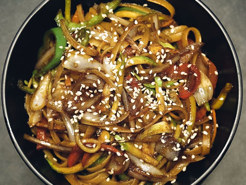 vegetables noodles