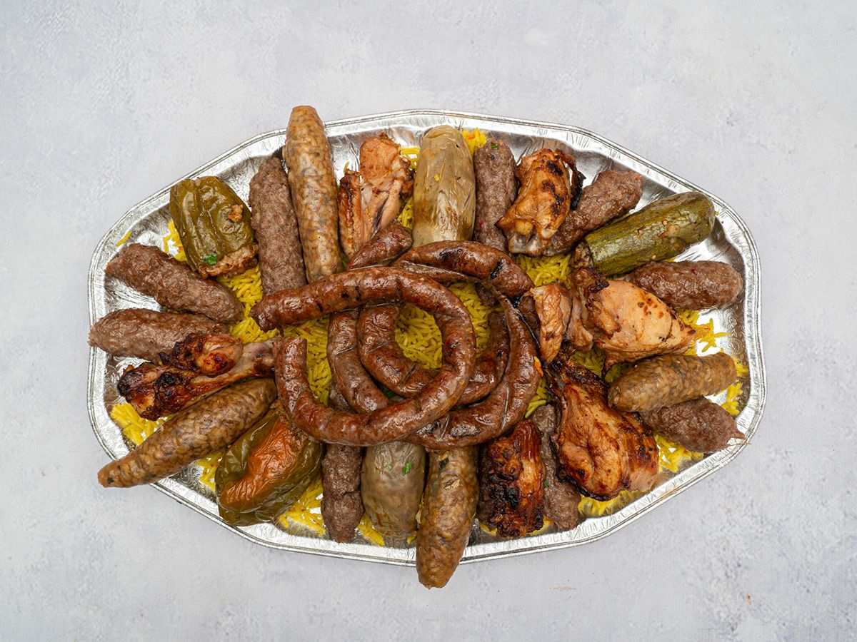 Tray for 6 persons