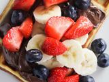 Nutella and Fruits Waffle