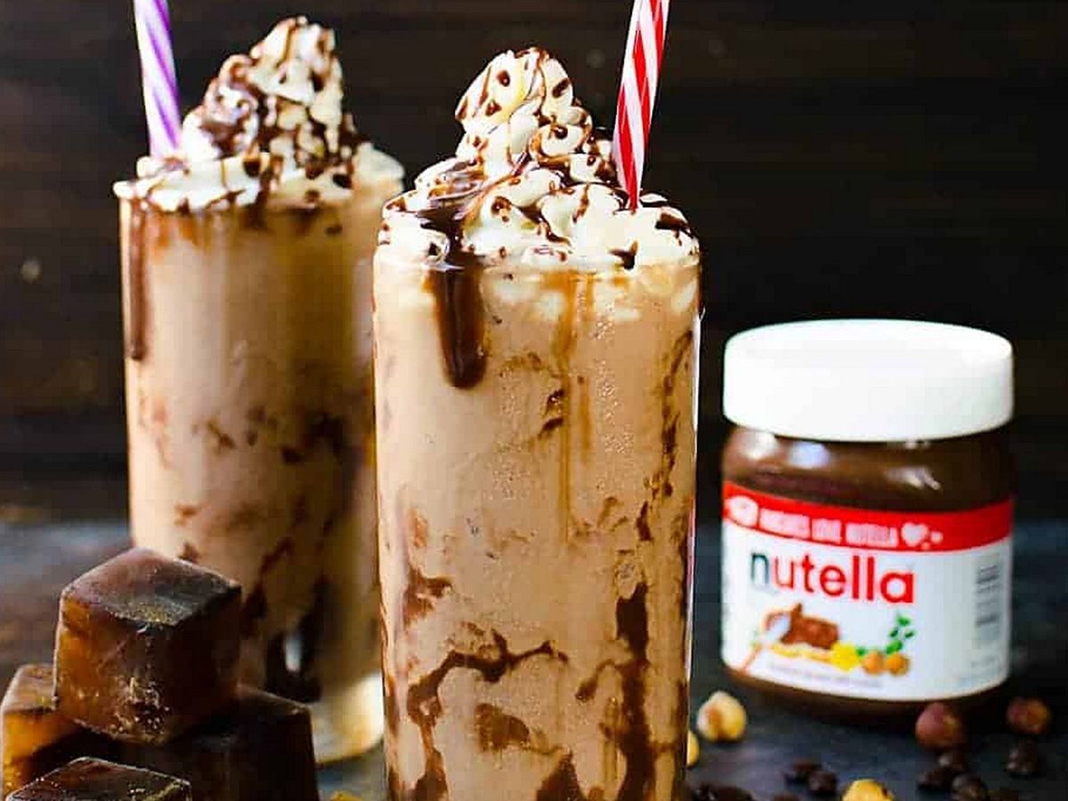 Nutella Chocolate Frappe