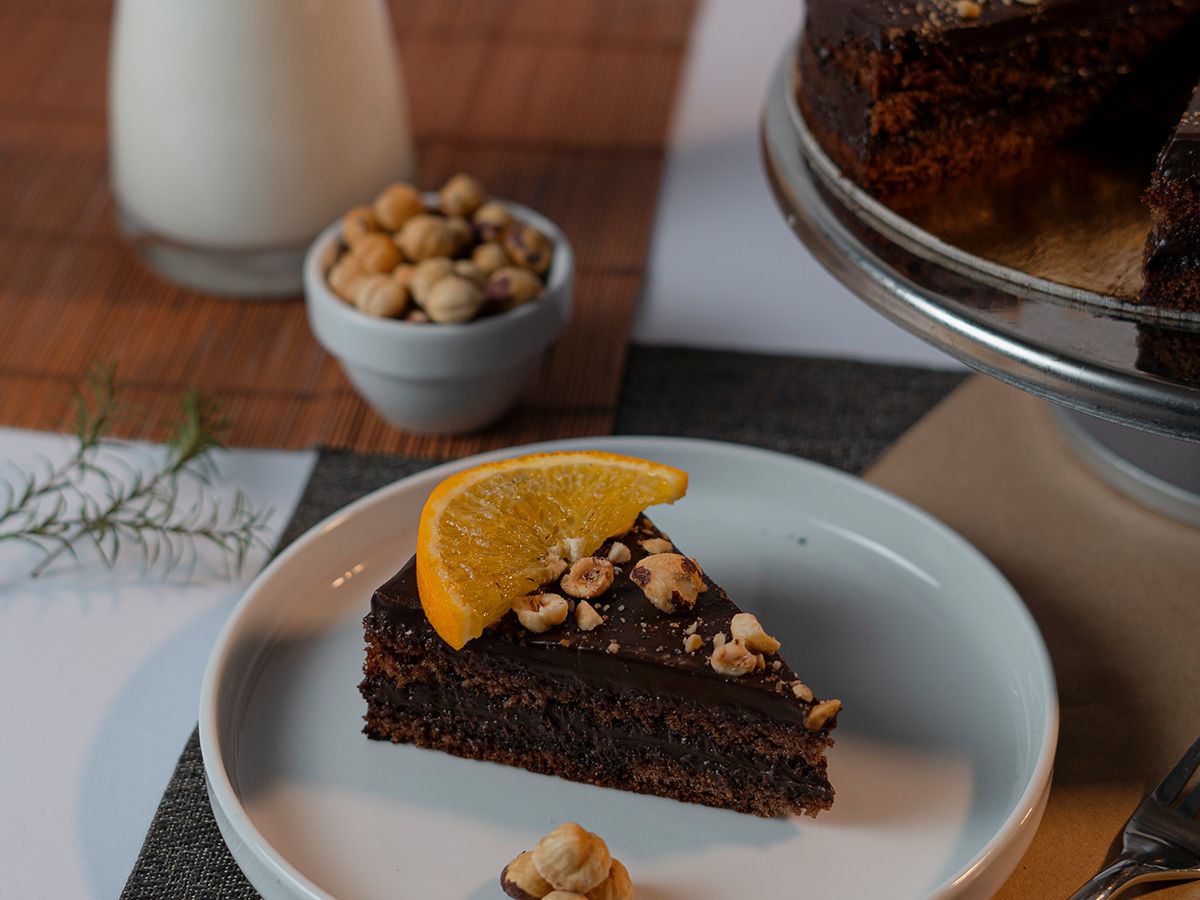 Nutella Orange Cake