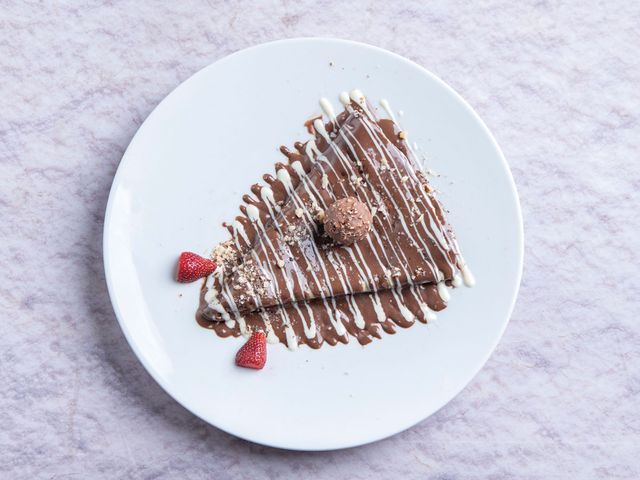 Chocolate And Ferrero Rocher Crepe