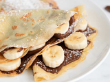 Chocolate And Banana Crepe
