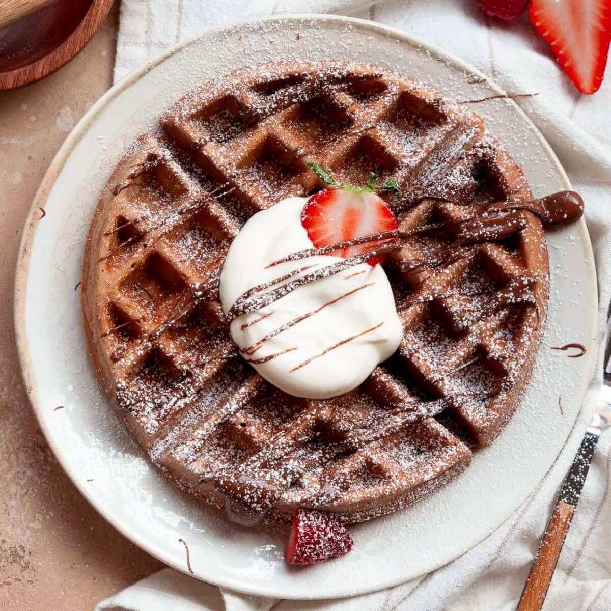 Nutella Chocolate Waffle