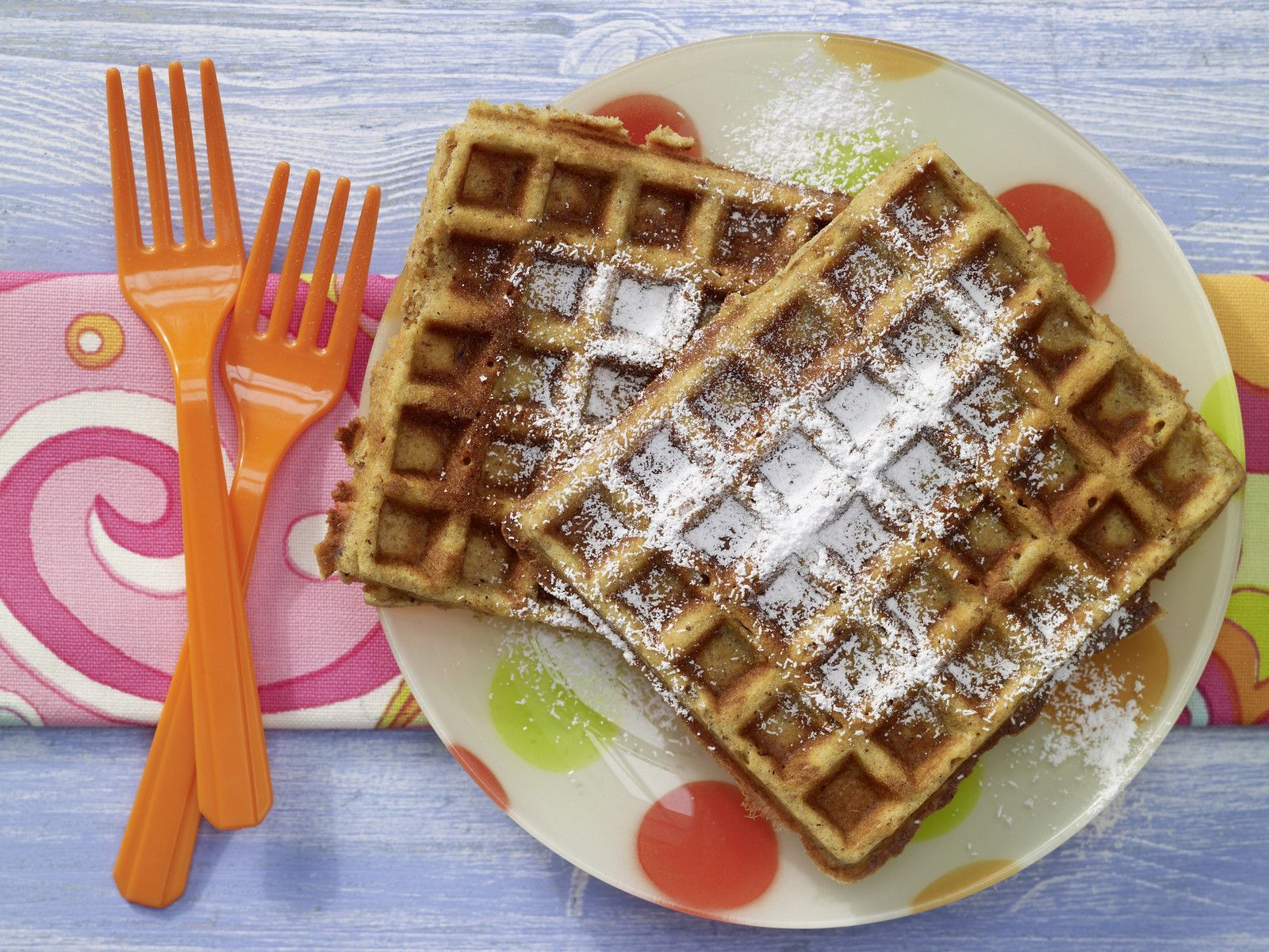 Honey And Nuts Waffle