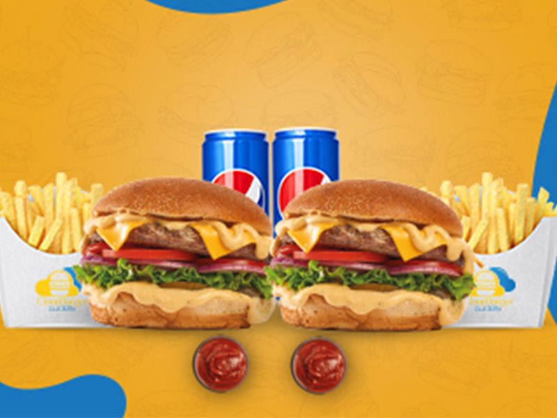 2 Burger Classic Meals Offer