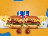 2 Burger Classic Meals Offer