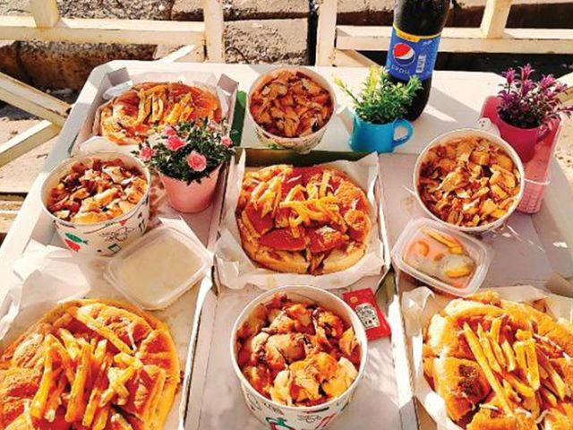 Chicken Shawerma Fatteh With Chicken Maria Offer