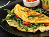 Omelette With Kiri Cheese