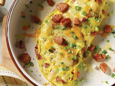 Omelette Sausage