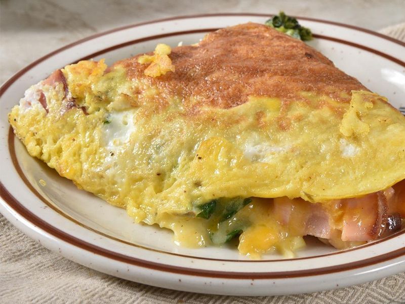 Omelette With Turkey
