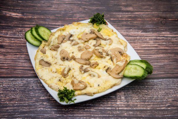 Cheese Omelet And Mushroom