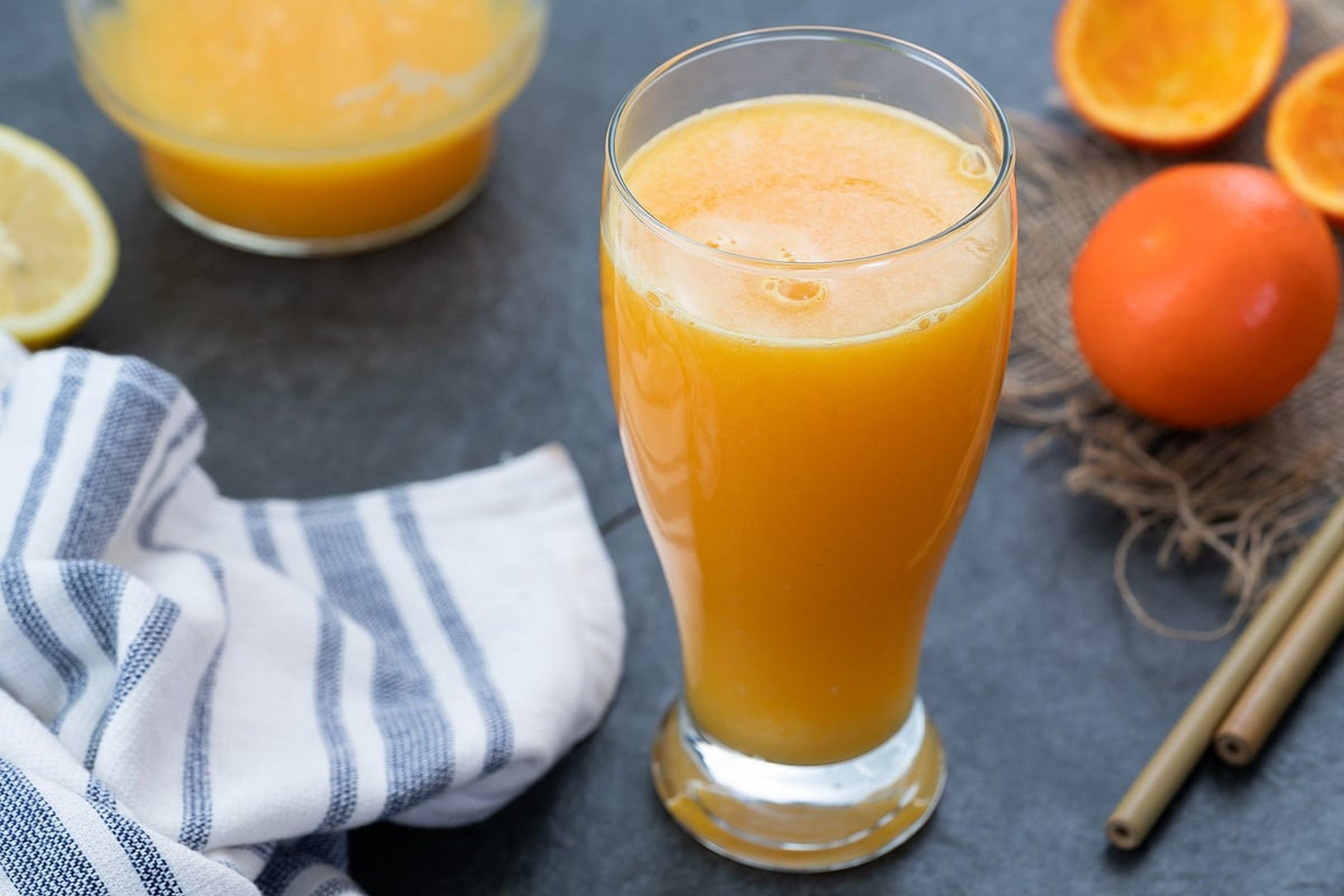 Orange With Mint
