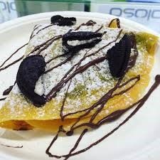 Nutella Crepe With Oreo